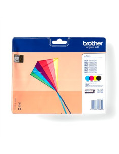 Brother Lc-223Valbp Nabój Z Tuszem 4 Szt. Oryginalny Czarny, Cyjan, Purpurowy, Żółty 2