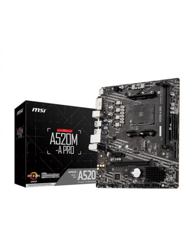 Płyta Główna Msi A520M-A Pro Am4 2Ddr4