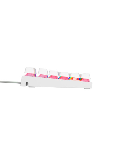 Klawiatura Dla Graczy Genesis Thor 303 Tkl Us Biała Rgb Mechaniczna Silent Switch Hot Swap