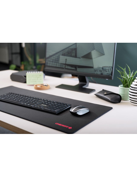 Cherry Kw 9100 Slim Klawiatura Uniwersalne Rf Wireless + Bluetooth Qwertz Niemiecki Czarny