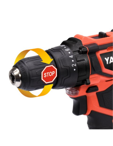 Yato Yt-82795 Wiertło 2000 Rpm Zamek Centralny 1,2 Kg Czarny, Czerwony