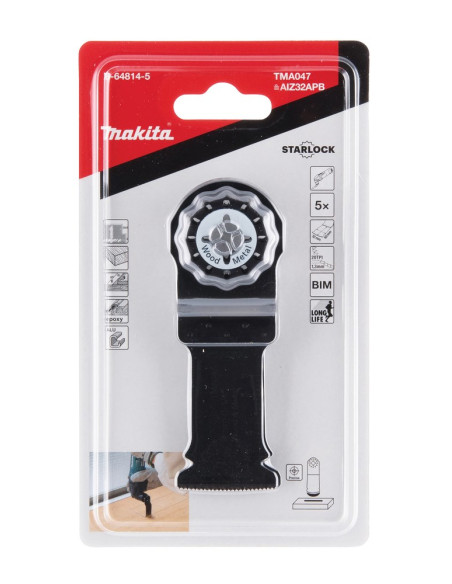 Makita B-64814-5 Wyrzynarka, Piła Wyrzynarkowa Oraz Ostrze Do Piły Tarczowej Bimetaliczny 5 Szt.