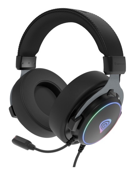 Genesis Nsg-2169 Słuchawki/Zestaw Słuchawkowy Przewodowa Opaska Na Głowę Gaming Usb Typu-A Czarny