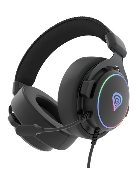 Genesis Nsg-2169 Słuchawki/Zestaw Słuchawkowy Przewodowa Opaska Na Głowę Gaming Usb Typu-A Czarny