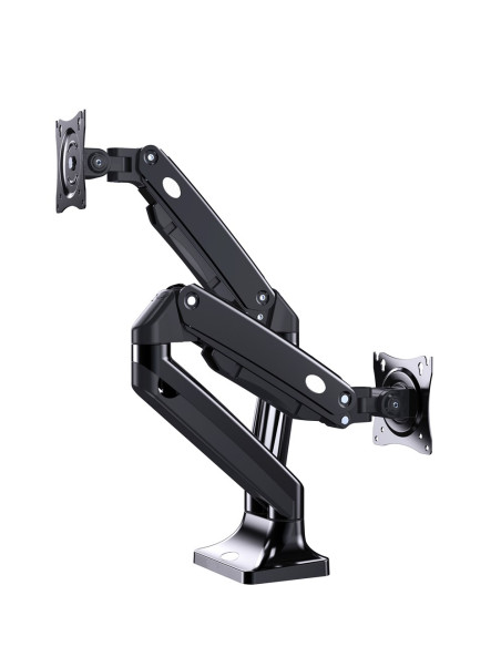 Gembird Biurkowe Regulowane Ramię Na 2 Monitory 17"-35" Do 10Kg