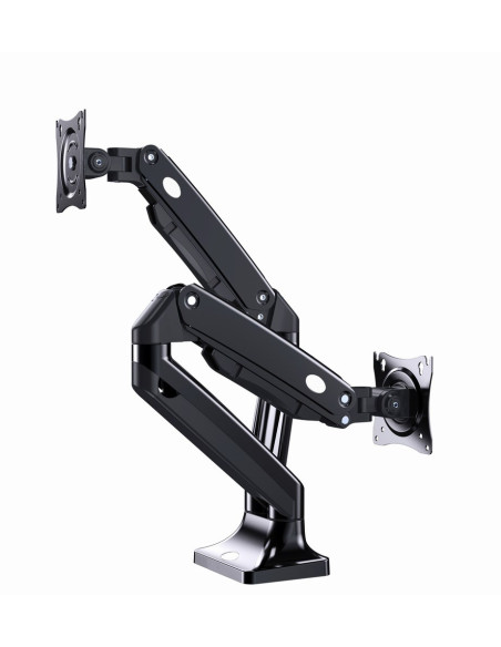 Gembird Biurkowe Regulowane Ramię Na 2 Monitory 17"-35" Do 10Kg