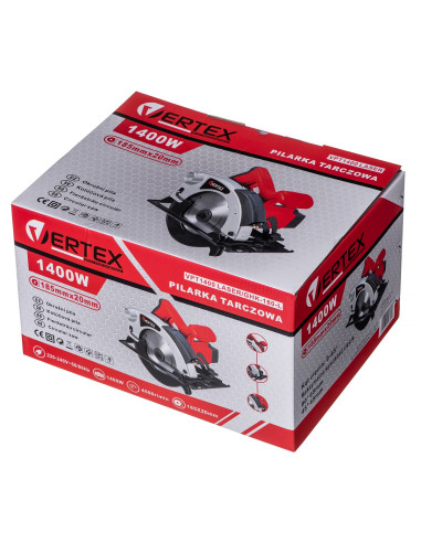 Vertex Pilarka Tarczowa 185Mm/1400W Laser
