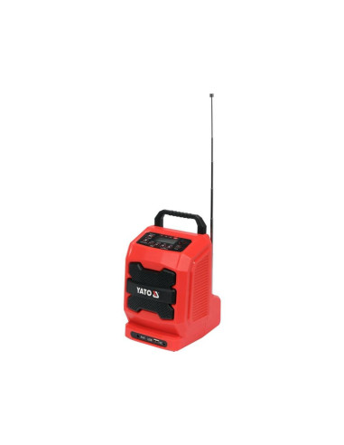Yato Radio Budowlane Akumulatorowo Sieciowe Bluetooth Usb Fm/Am 18V/230V