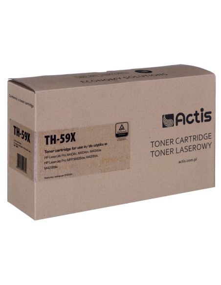 Actis Th-59X Toner (Zamiennik Hp Cf259X  Supreme  10000 Stron  Czarny) Z Chipem Monitorującym Poziom Tonera. Zalecamy Wyłączenie
