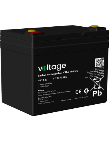 Akumulator Agm Voltage 12V 33Ah Ve12-33