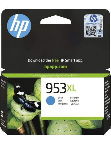 Tusz Hp Niebieski Hp 953Xl, Hp953Xl F6U16Ae, 1600 Str.,20 Ml.