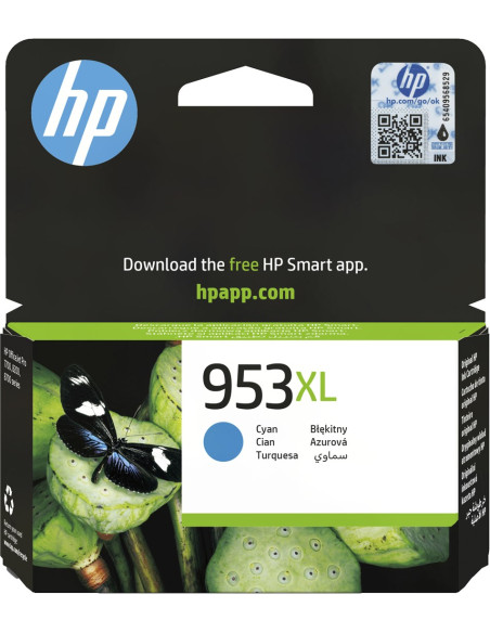 Tusz Hp Niebieski Hp 953Xl, Hp953Xl F6U16Ae, 1600 Str.,20 Ml.