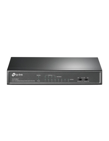 Switch Tp-Link Tl-Sf1008Lp Przełącznik Typu Desktop, 8 Portów 10/100 Mb/S, 4 Porty Poe , 8 Portów Rj45 10/100 Mb/S, 4 Porty Poe,