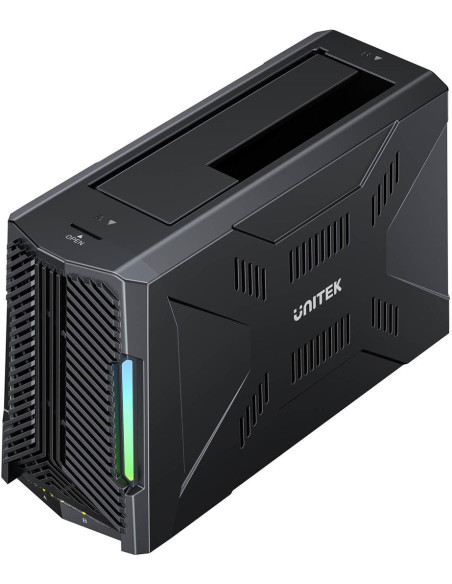 Stacja Dokująca Dla Dysków Pamięci Masowej - Unitek S1234B01-Eu Sata Iii 2.5"/3.5" M.2 Pcie/Nvme Usb-C 10Gbps