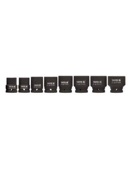 Yato Yt-1115 Gniazdo Udarowe Wpływ Socket Set Czarny
