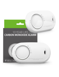 Detektor Czadu Fireangel Fa3820-Eux10 Kabellos Oberflächenmontiert Elektrochemischer Detektor