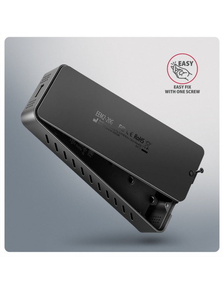 Obudowa Zewnętrzna Axagon Eem2-20G Do Dysków M.2 Nvme / Usb-C 3.2