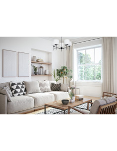 Żyrandol Klasyczna Lampa Sufitowa Wisząca Activejet Mira Chrom 5Xe27 Do Salonu 2