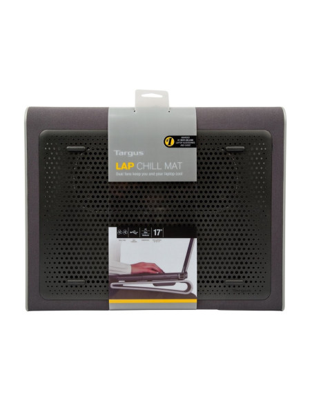 Targus Awe55Gl Podkładka Chłodząca Do Laptop 43,2 Cm (17") 1900 Rpm Czarny, Szary