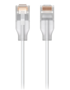Ubiquiti Uacc-Cable-Patch-El-12M-W Kabel Sieciowy Półprzezroczysty, Biały Cat6