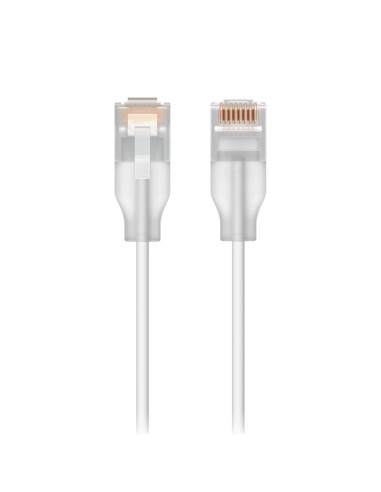 Ubiquiti Uacc-Cable-Patch-El-12M-W Kabel Sieciowy Półprzezroczysty, Biały Cat6