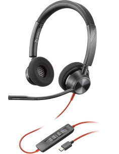 Poly Zestaw Słuchawkowy Blackwire 3320 Stereo Usb-C Z Certyfikatem Microsoft Teams + Przejściówka Usb-C/A 2
