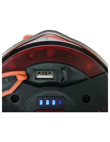 Yato Yt-08579 Latarka Czarny, Czerwony, Biały Latarka Ręczna Led