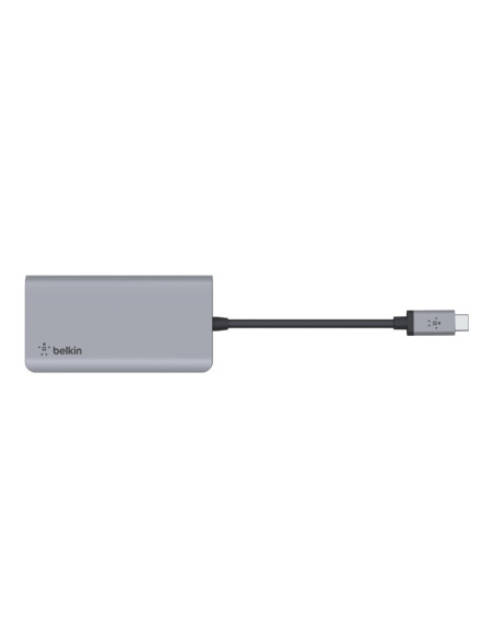 Hub Belkin Connect Usb-C 4-In-1 Multiport Adapter 1X4K Hdmi/2Xusb-A/1Xusb-C Pd3.0 Grey