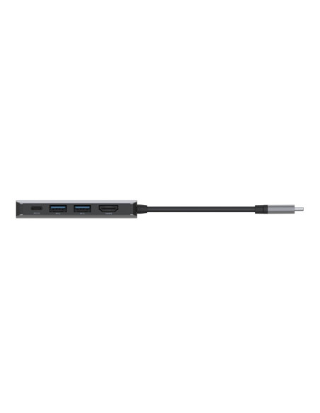 Hub Belkin Connect Usb-C 4-In-1 Multiport Adapter 1X4K Hdmi/2Xusb-A/1Xusb-C Pd3.0 Grey