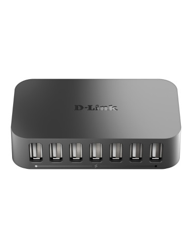 D-Link Dub-H7 Usb 2.0 Type-C 480 Mbit/S Czarny
