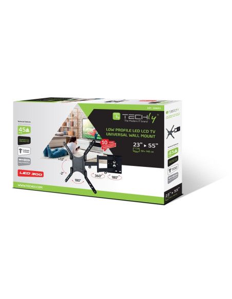 Techly Uchwyt Ścienny Tv Led/Lcd 23-55 Cali 45Kg O