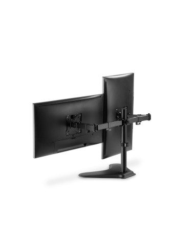 Digitus Stojak Biurkowy Podwójny 2Xlcd Max. 32" Max. 2X 8Kg Uchyl.-Obrot Quick-Release Da-90401