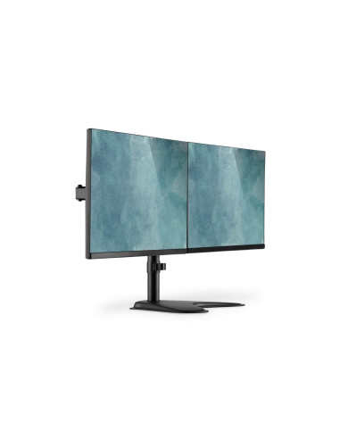 Digitus Stojak Biurkowy Podwójny 2Xlcd Max. 32" Max. 2X 8Kg Uchyl.-Obrot Quick-Release Da-90401