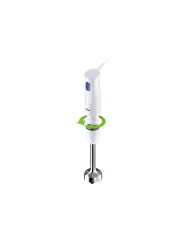 Braun Multiquick 1 Mq10.001M 0,6 L Blender Immersyjny 450 W Niebieski, Biały