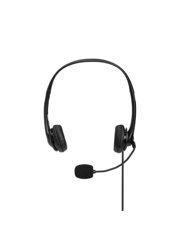 Lindy 42870 Słuchawki/Zestaw Słuchawkowy Przewodowa Opaska Na Głowę Połączenia/Muzyka Usb Typu-A Czarny
