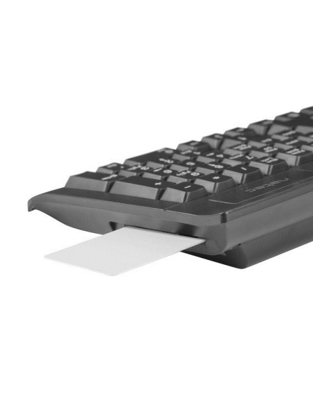 Natec Klawiatura Z Czytnikiem Kart Smart Id Moray Us Nkl-1055