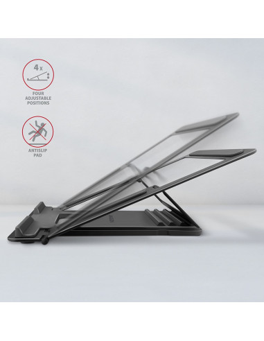 Axagon Stnd-L Stojak Na Laptop Podstawka Na Notebooka Szary 40,6 Cm (16")
