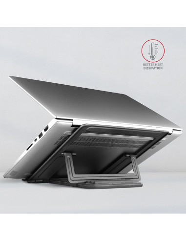 Axagon Stnd-L Stojak Na Laptop Podstawka Na Notebooka Szary 40,6 Cm (16")