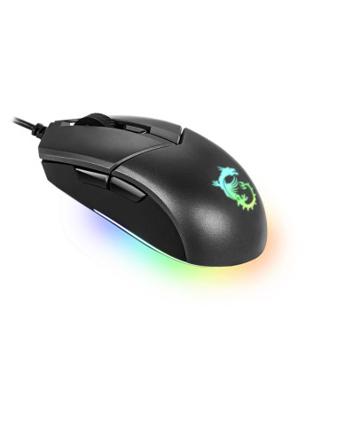 Mysz Msi Clutch Gm11 (Optyczna  5000 Dpi  Kolor Czarny)