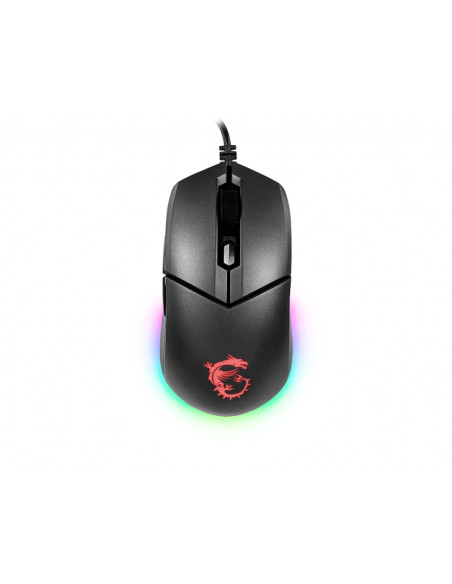 Mysz Msi Clutch Gm11 (Optyczna  5000 Dpi  Kolor Czarny)