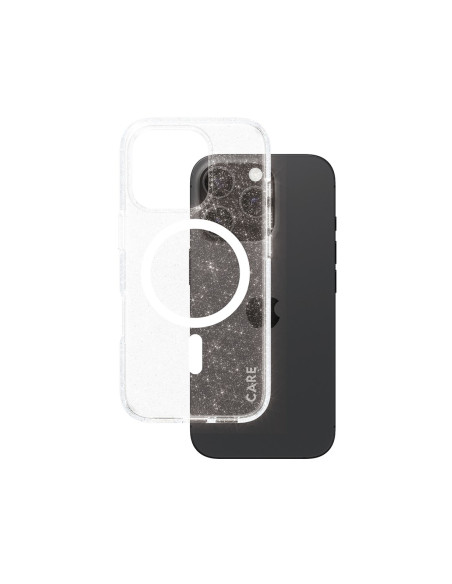 Panzerglass Care By Pg White Mags Iphone16 6.3 Pro Pokrowiec Na Telefon Komórkowy Przezroczysty