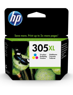 Hp Oryginalny Trójkolorowy Wkład Atramentowy O Dużej Wydajności 305Xl 2