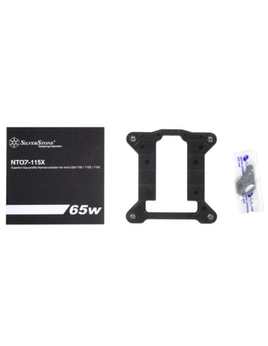 Silverstone Sst-Nt07-115X System Chłodzenia Komputerów Chipset Chlodnica/Wentylator 8 Cm Czarny, Metaliczny