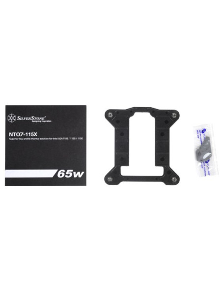 Silverstone Sst-Nt07-115X System Chłodzenia Komputerów Chipset Chlodnica/Wentylator 8 Cm Czarny, Metaliczny