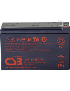 Csb Battery Battery 12V, 9Ah, Agm | Ups12460F2 | 460 W