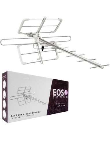 Antena Dvb-T/T2 Spacetronik Eos L Combo White (Pasywna)