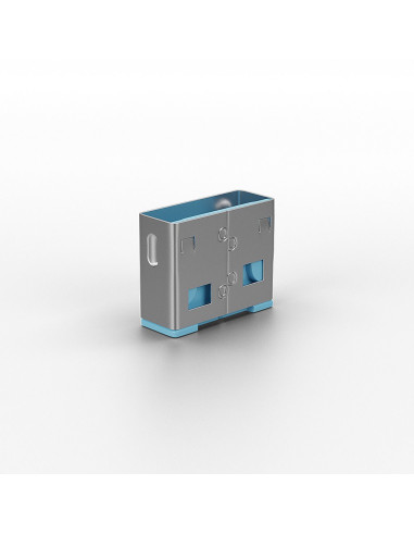 Lindy 40462 Bloker Portów Blokada Portu Usb Typu-A Niebieski Kopolimer Akrylonitrylo-Butadieno-Styrenowy (Abs) 10 Szt.