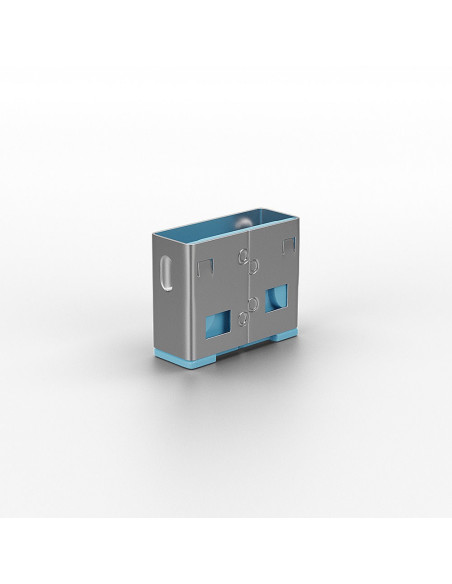 Lindy 40462 Bloker Portów Blokada Portu Usb Typu-A Niebieski Kopolimer Akrylonitrylo-Butadieno-Styrenowy (Abs) 10 Szt.