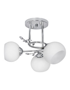 Żyrandol Klasyczna Lampa Sufitowa Wisząca Activejet Irma Nikiel Potrójna 3Xe27 Do Salonu