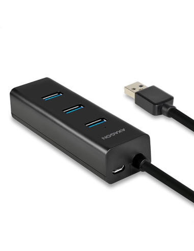 Axagon Hue-S2Bp Huby I Koncentratory Usb 3.2 Gen 1 (3.1 Gen 1) Type-A 5000 Mbit/S Czarny